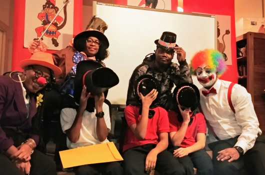 The children at CCH have opportunities to participate in activities such as arts and crafts, acting and sports. 