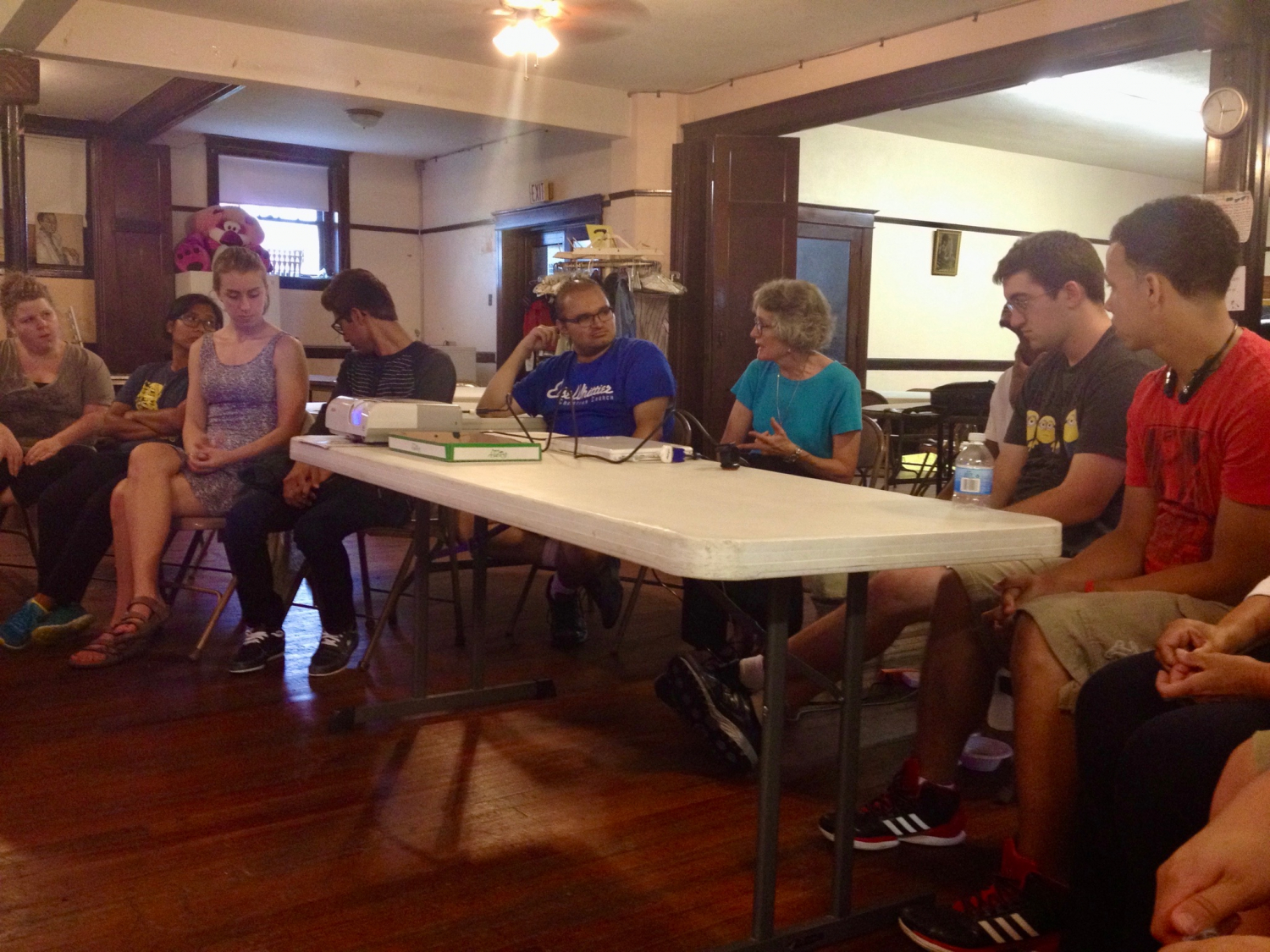 Rev. Margie Pride described the many community engagement programs of Memorial Blvd. to XPLOR Residents during XPLOR Laboratory 2015.