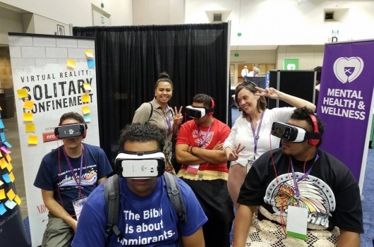 National Religious Campaign Against Torture’s virtual reality display