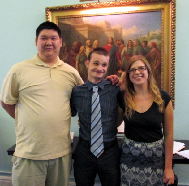 Dallas XPLOR Residents Caleb Wang, Derek Wilkerson, and Natalie Clark