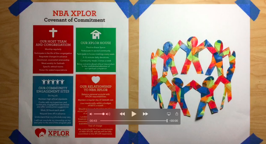 Resident Amethyst Kelly's stop motion video