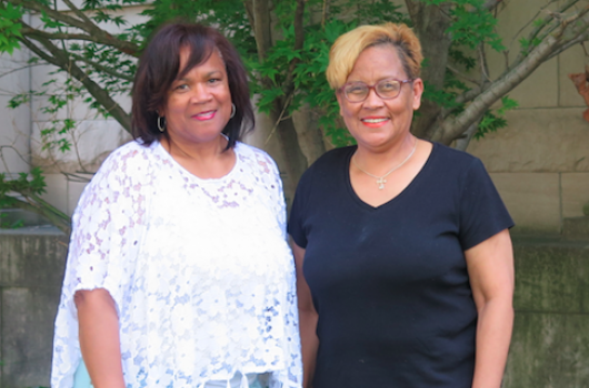 Rev. Lisa Tunstall, President/CEO, and Rev. Wehnona Barnett, Board member