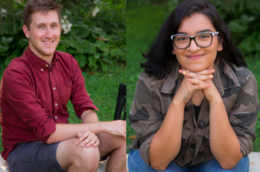 Issac Ackerman and Valeria Bejar, XPLOR 2018-19 Residents in Hiram-Mantua, Ohio